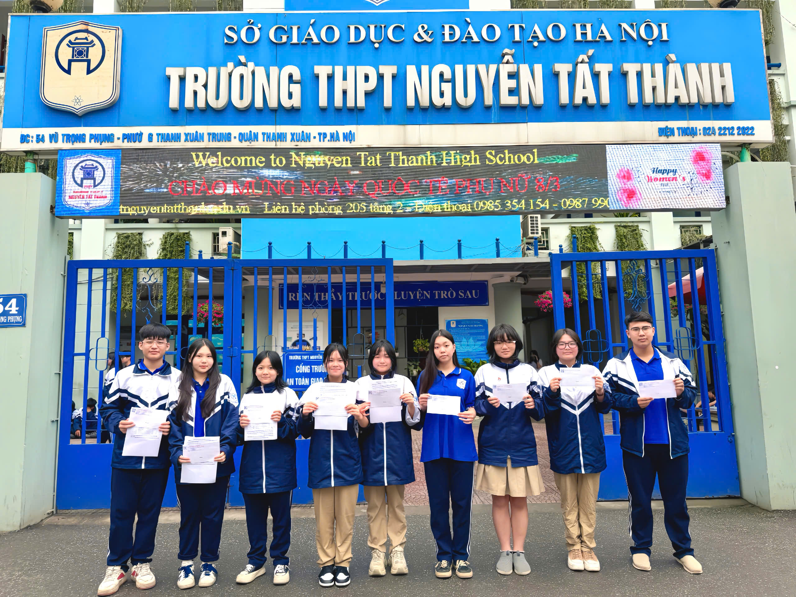 Vinh danh học sinh trường THPT Nguyễn Tất Thành – Thanh Xuân tại kỳ thi học sinh giỏi cụm trường THPT số 04