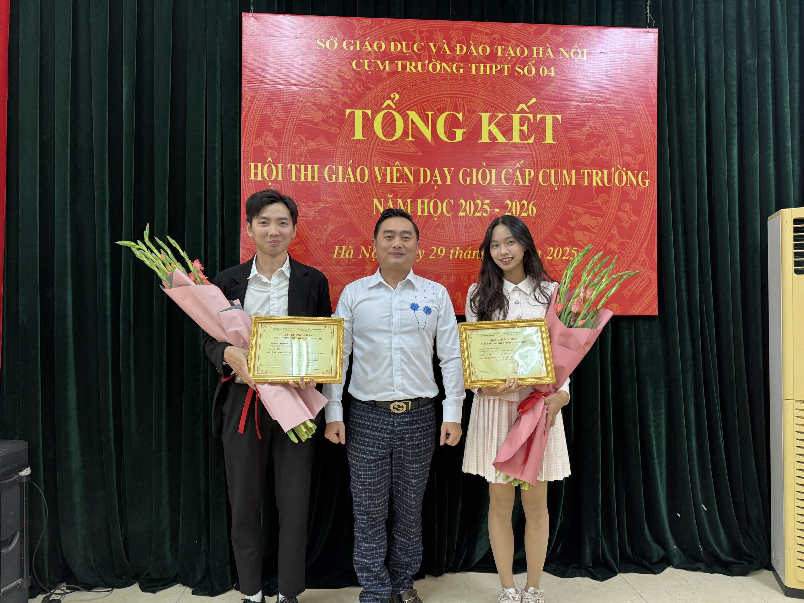 KẾT QUẢ HỘI THI GIÁO VIÊN GIỎI – CỤM THI SỐ 4