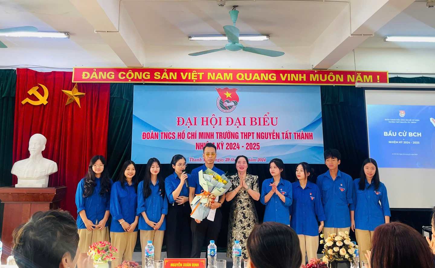 Đại hội đại biểu Đoàn thanh niên Cộng Sản Hồ Chí Minh  trường THPT Nguyễn Tất Thành, nhiệm kỳ 2024 – 2025