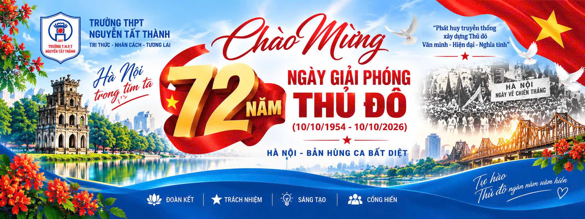 Chào mừng 72 năm ngày giải phóng Thủ đô